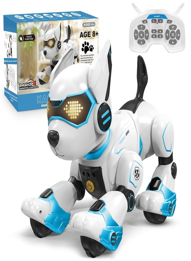 okk Robot Dog for Kids, Remote Control Dog and Touch Voice Interactive, Programmable Robot with lmitation Show, Sing Dance Electronic Pet, Smart Gesture Sensing Puppy Gift for Boys Girls - Image 1